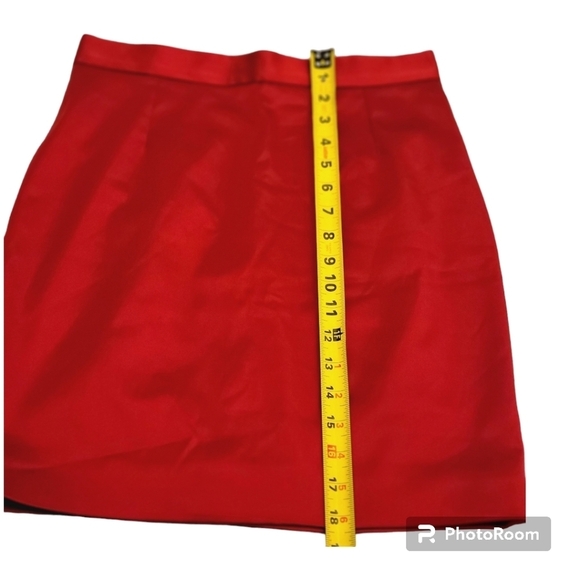 DOLCE & GABBANA RED MINI SKIRT SIZE 40 US Size 4 - Picture 4 of 15